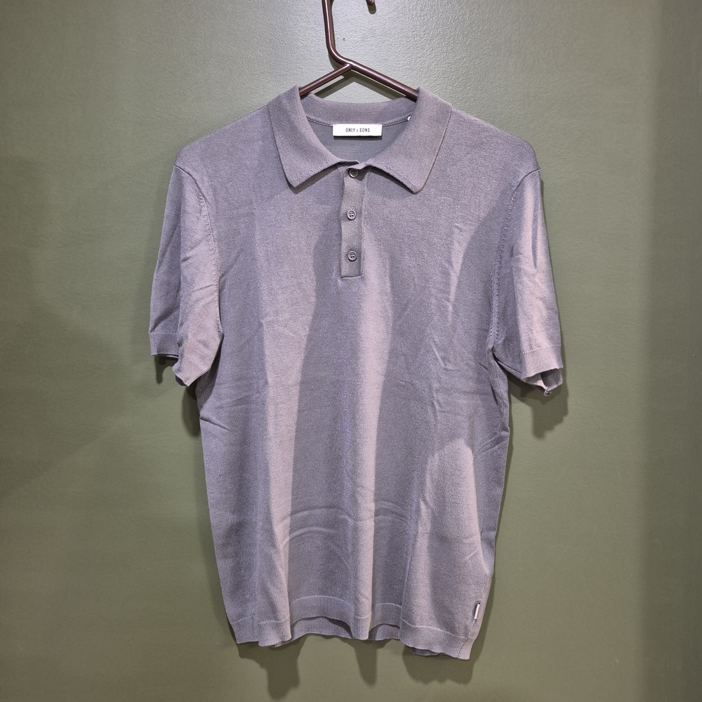 ONLY & SONS Classic Gray Polo Shirt